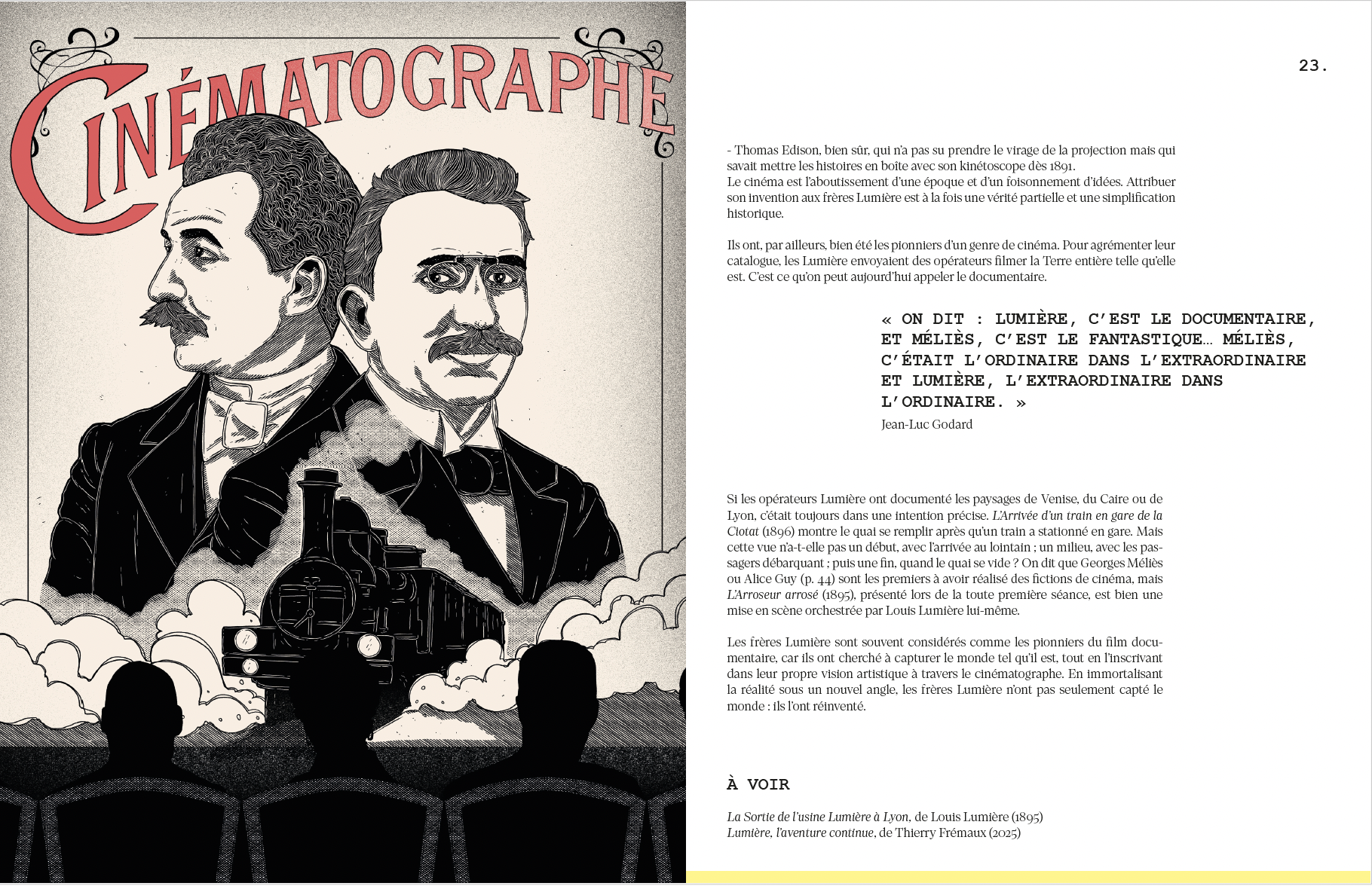 Livre dédicacé UNE HISTOIRE DE CINÉMAS 📖